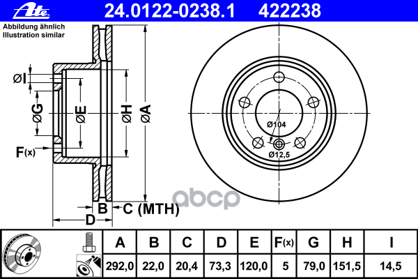 Диск Тормозной Передн, Bmw: 1 118 D/118 I/120 D/120 I 04-12, 1 118 D/118 I/120 D/120 I 03-12, 1 Кабрио 118 D/118 I 08-, 1 Куп...