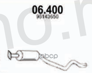 Резонатор Daewoo Nexia 1.5i -8V/16V  1.8i 95-99 (кор.) Atiho арт. 06.400al