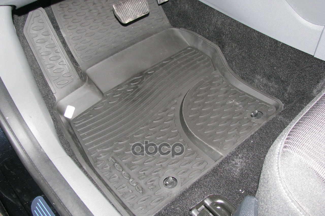 Коврики в салон FORD Focus 3, 04/2011-2015 4 шт. (полиуретан) Autofamily арт. CARFRD00001H