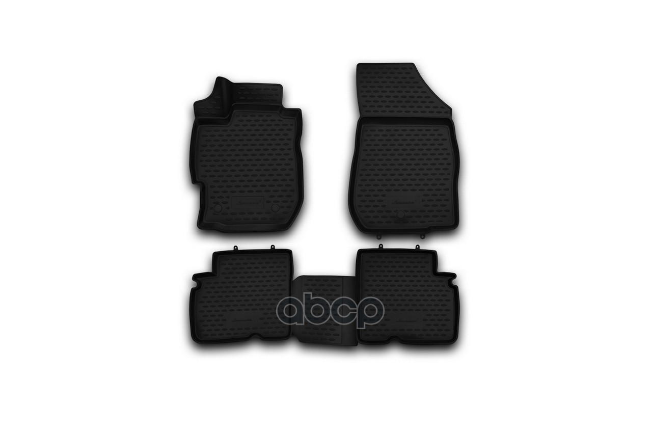 Коврики 3D В Салон Nissan Almera , 2012->, 4 Шт. (Полиуретан) Autofamily арт. CARNIS10055K