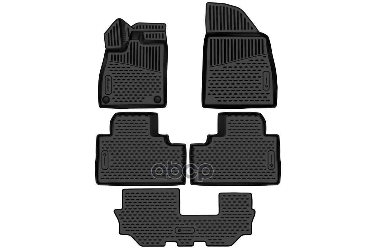 Коврики 3D В Салон Подходят Для Gac Gs8 (Ii) 2021 - Внед  5Шт. (Полиуретан) / Гак Гс8 Autofamily арт. element3da68499210k