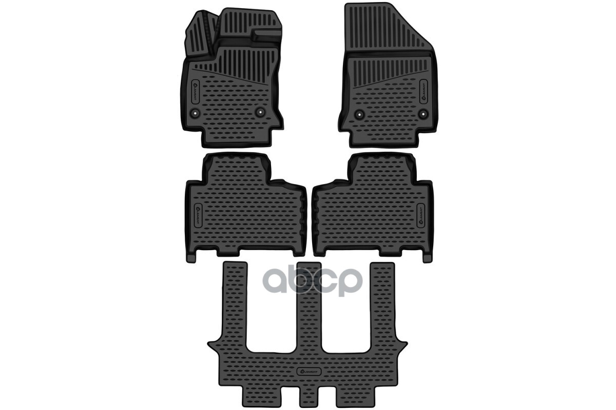 Коврики 3D в салон подходят для GEELY Okavango 2020-, Внедорожник 5 дв., 5шт. (полиуретан) / Джили О Autofamily арт. ELEMENT3...