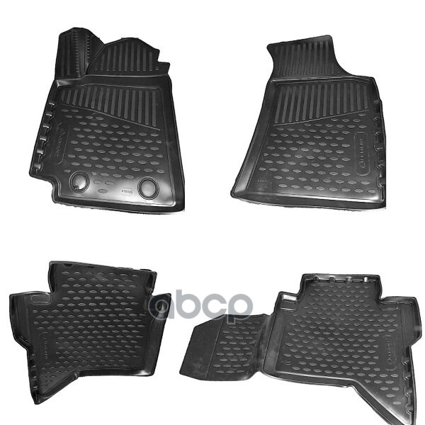 Коврики 3D в салон подходят для JAC T8 Pro 2020 - 4шт. (полиуретан) / Джак Т8 Про Autofamily арт. ELEMENT3DA70345210K