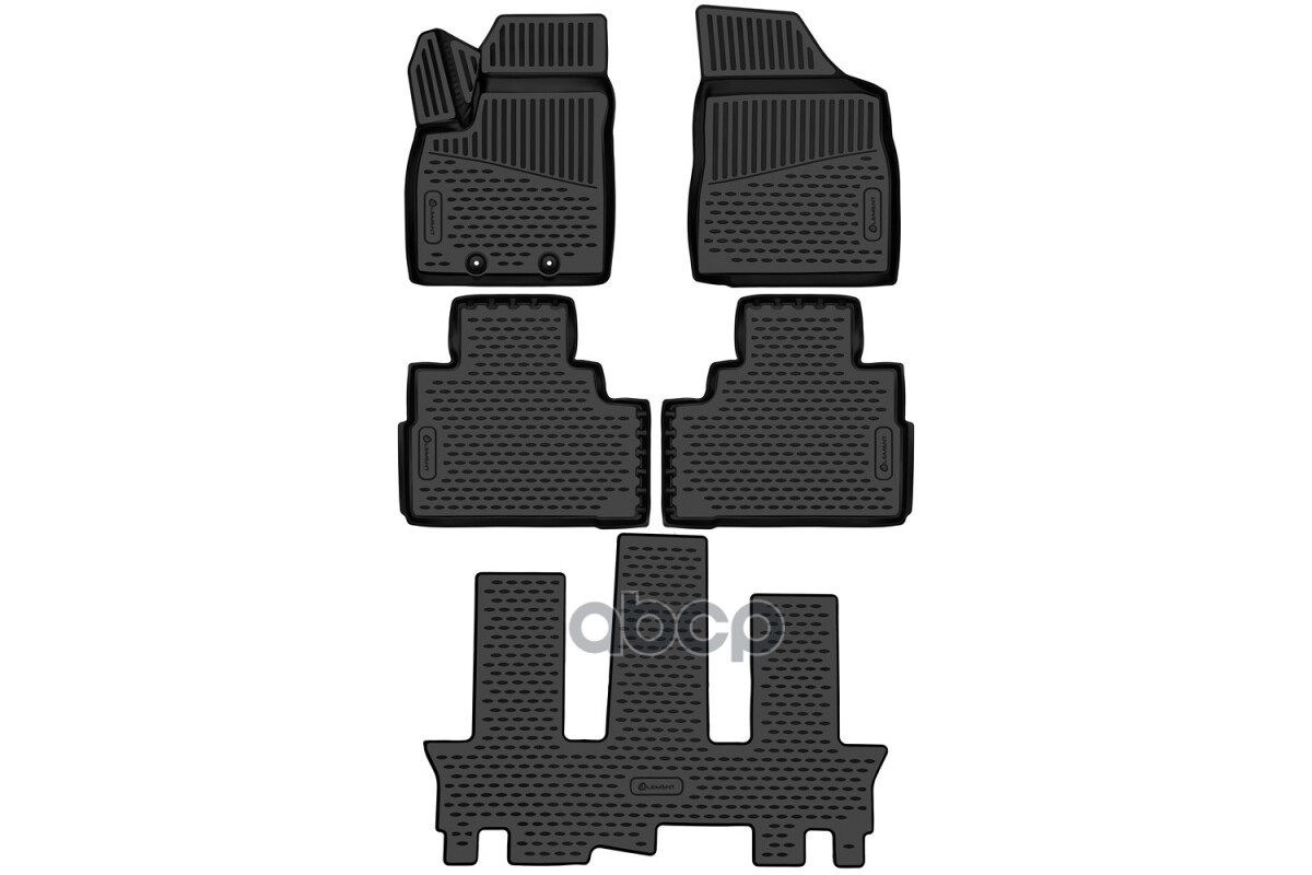 Коврики 3D в салон подходят для FORTHING YACHT 2023 - 5шт. (полиуретан) / Фортинг Яхт Autofamily арт. ELEMENT3DAN0639210K