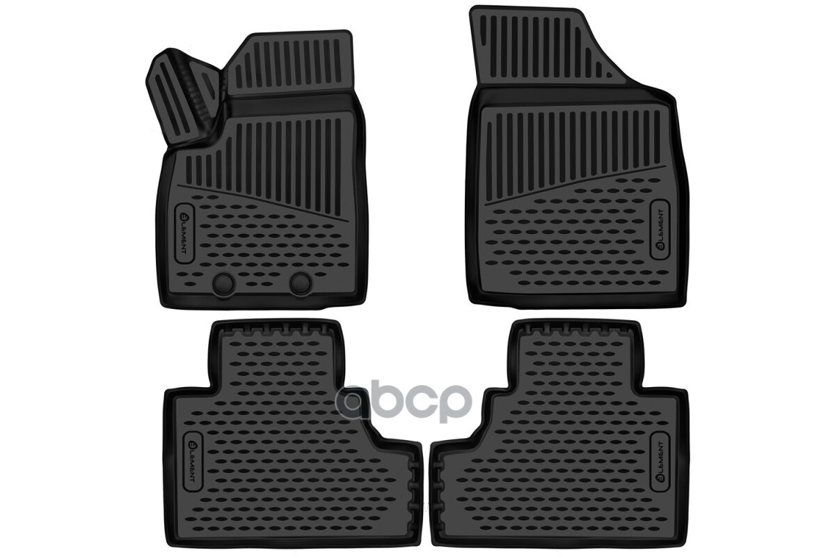 Коврики 3D в салон подходят для FORTHING T5 Evo 2023 - 4шт. (полиуретан) / Фортинг Т5 Эво Autofamily арт. ELEMENT3DAN0640210K