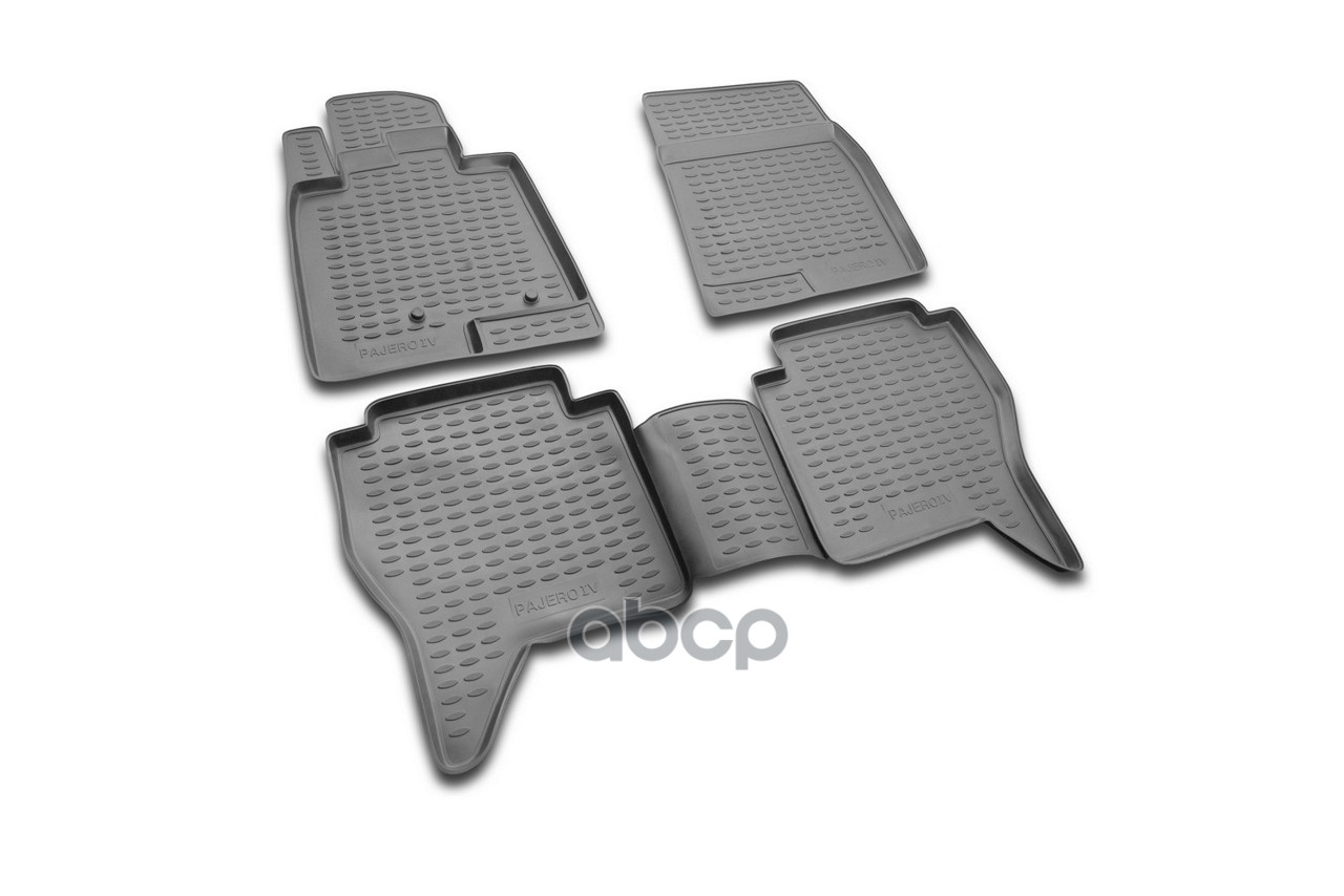 Коврики в салон MITSUBISHI Pajero IV(V80),  2006->, 4 шт. (полиуретан) Autofamily арт. NLC3516210