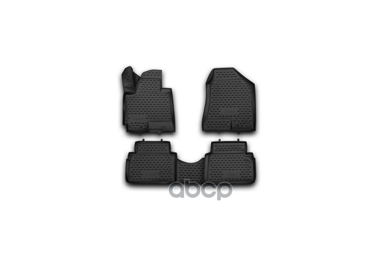 Коврики 3D В Салон Hyundai Ix35 2010->, 4 Шт. (Полиуретан) Autofamily арт. NLC3D2036210K