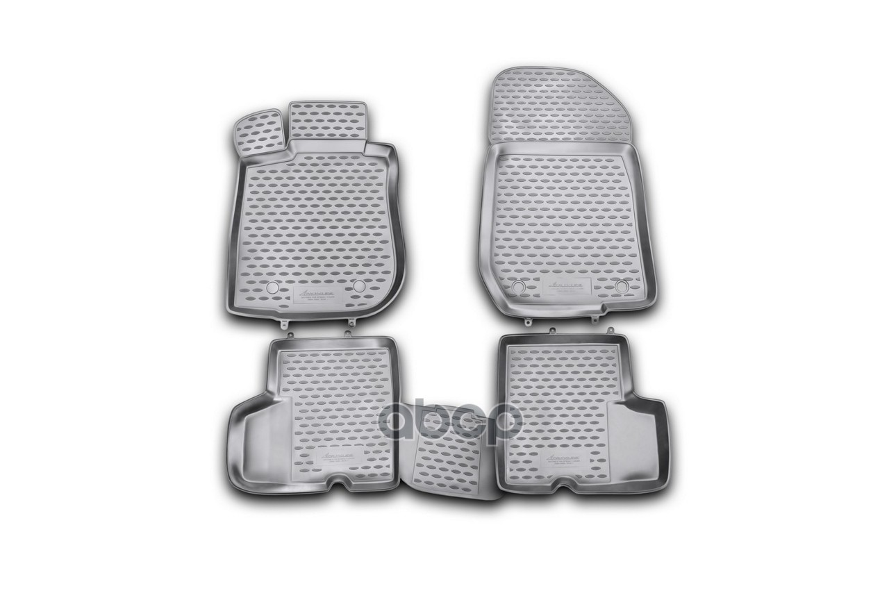 Коврики В Салон Renault Logan 2004-2009, 2010-2014, 4 Шт. (Полиуретан) Autofamily арт. NLC4105210KH