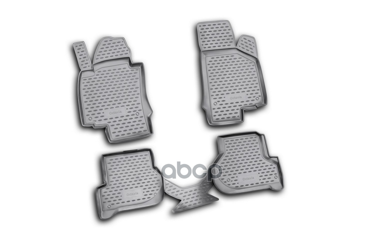 Коврики в салон SKODA Octavia II (Typ 1Z) 2004-2013, 4 шт. (полиуретан) Autofamily арт. NLC4503210K
