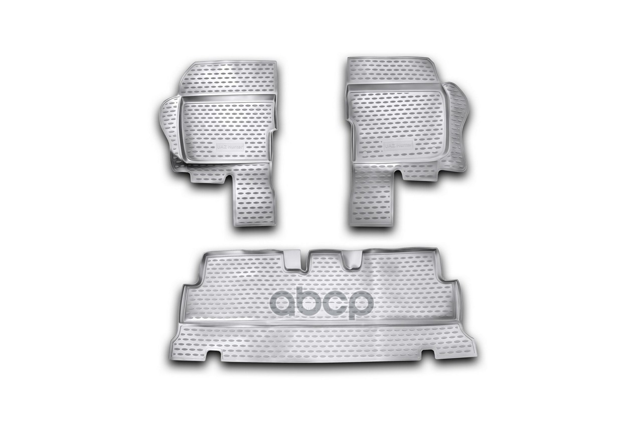 Коврики В Салон Уаз Hunter 2003->, 3 Шт. (Полиуретан) Autofamily арт. NLC5406210K