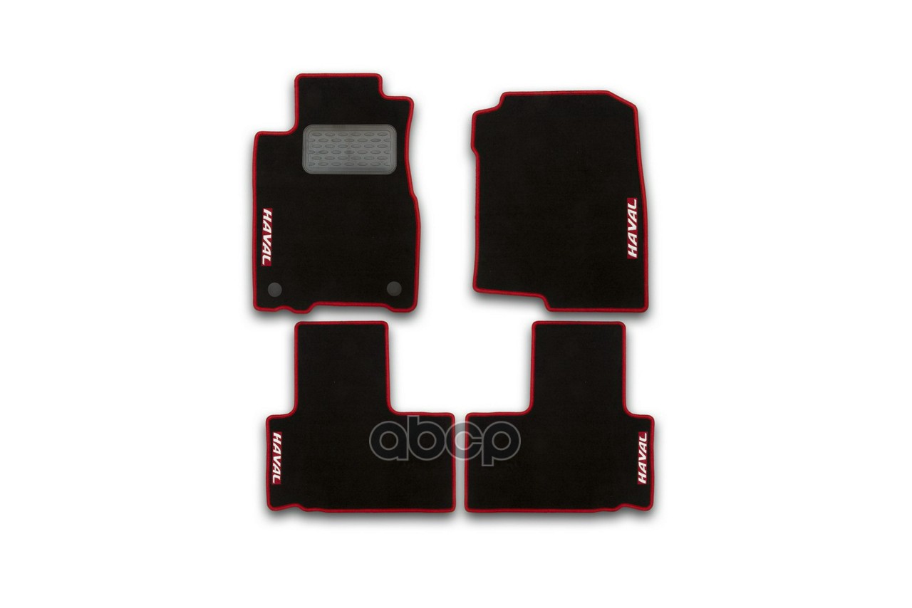 Коврики В Салон Great Wall H6 2011-2017, Внед., Спорт, Логотип "Haval", 4 Шт. (Текстиль) / Грейт Волл Ховер Н6 Autofamily арт...