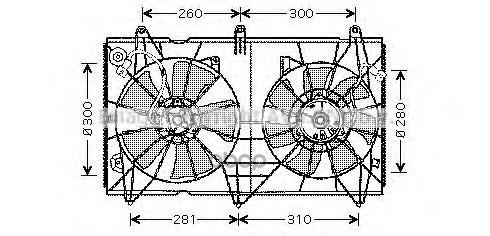 Вентилятор Охлаждения Honda Accord Vii Ava арт. hd7516