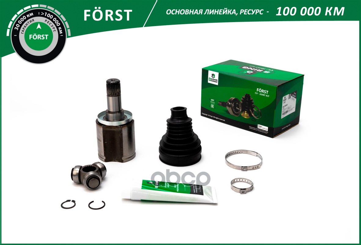 Шрус LADA X-Ray (15-) (внутр.) [КПП 21809/21827  24/22] (BLC304V) B-RING FORST B-RING арт. blc304v