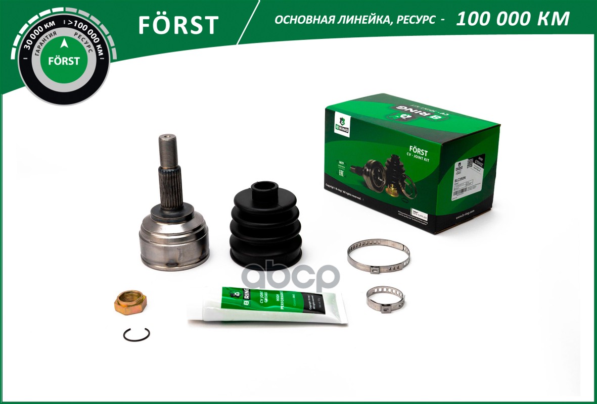 Шрус LADA X-Ray (15-) (наруж.) [23/22] (BLC390N) B-RING FORST B-RING арт. blc390n