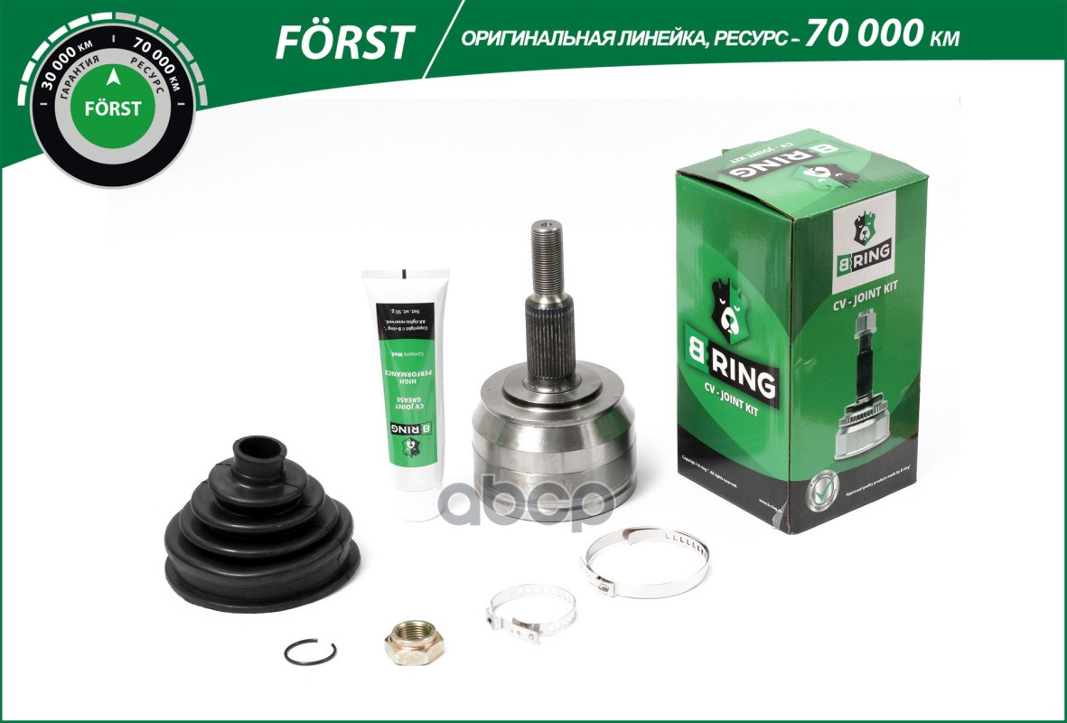 Шрус VW Transporter (03-) (наруж.) [38/29] (BOC1035) B-RING FORST B-RING арт. boc1035