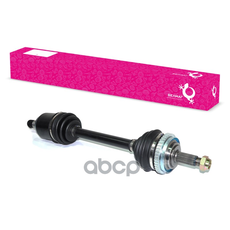 Привод левый в сборе 2170 с АБС с внутренним трипоидным ШРУСом BELMAG арт. BM0357