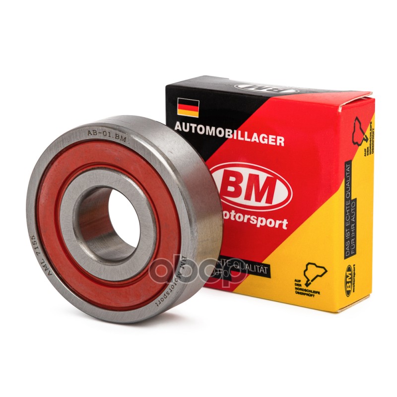 Подшипник генератора передний 17x47x14 AML 7155 ВАЗ 2110-2112, 2170, 2190 BM-Motorsport арт. AML7155