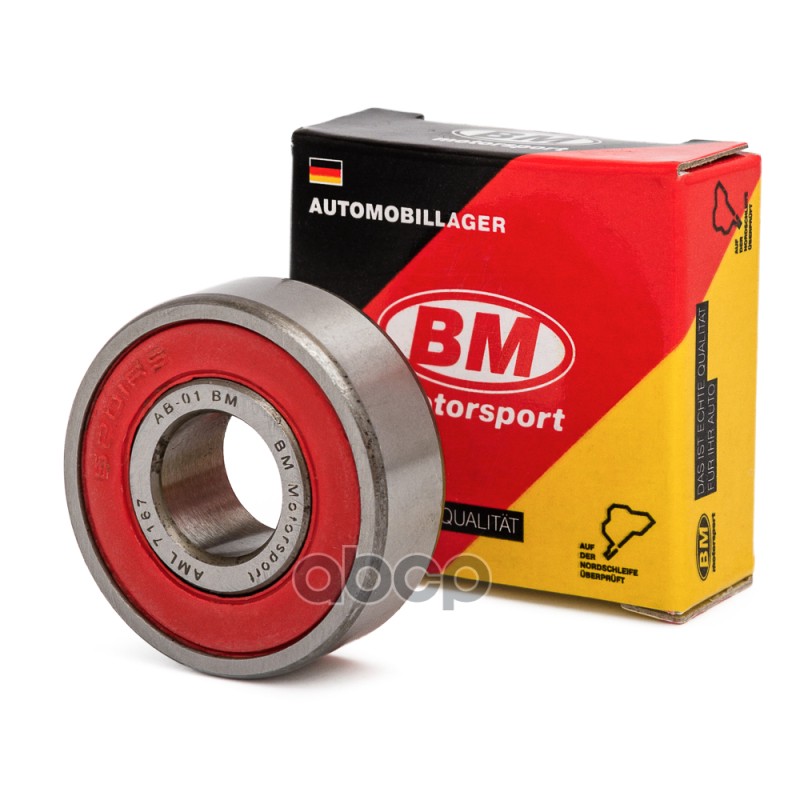 Подшипник генератора задний 12x32x10 AML 7167 ВАЗ 2108-21099 BM-Motorsport арт. AML7167