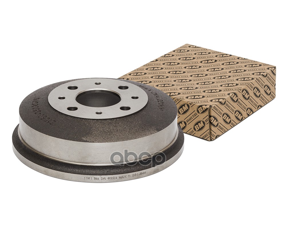 Барабан тормозной чугунный (1шт.)  DR6224 BM-Motorsport арт. DR6224