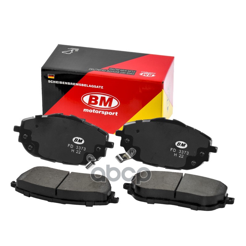 Колодки тормозные передние TOYOTA COROLLA FD3373 BM-Motorsport арт. FD3373