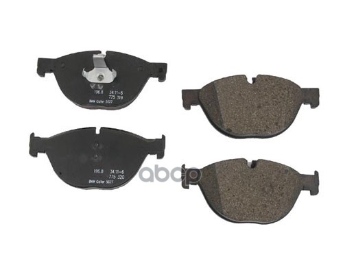 Колодки тормозные передние BMW 34 11 6 851 269 BMW арт. 34 11 6 851 269