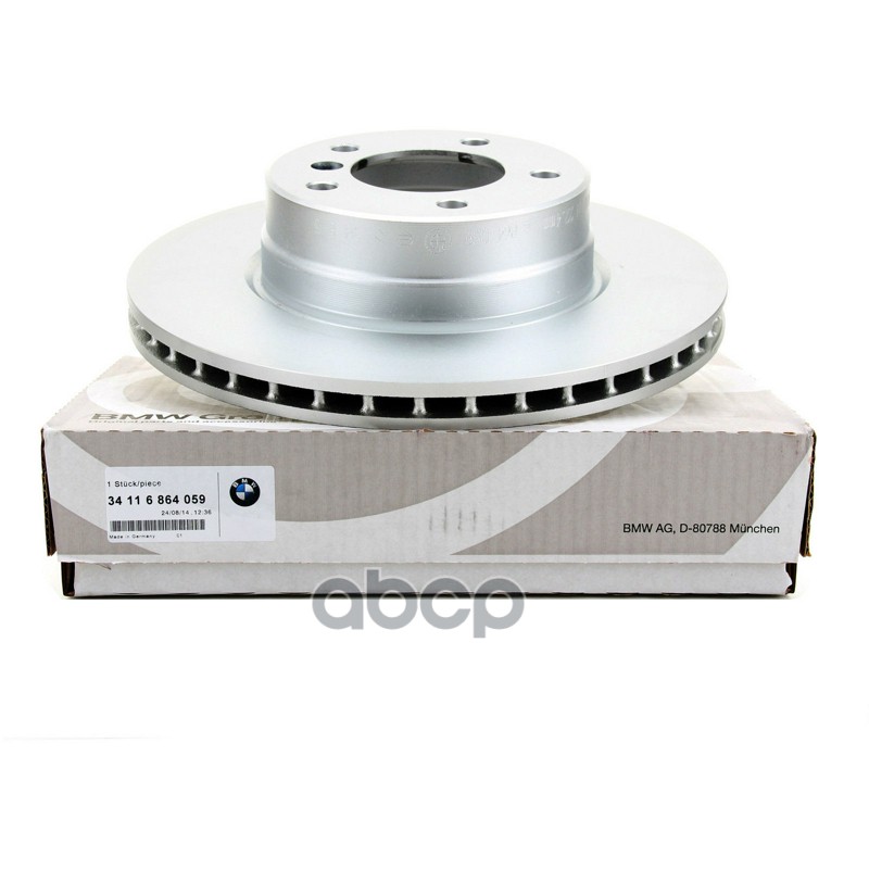 Диск тормозной передний BMW E60 04-> BMW 34116864059 BMW арт. 34 11 6 864 059