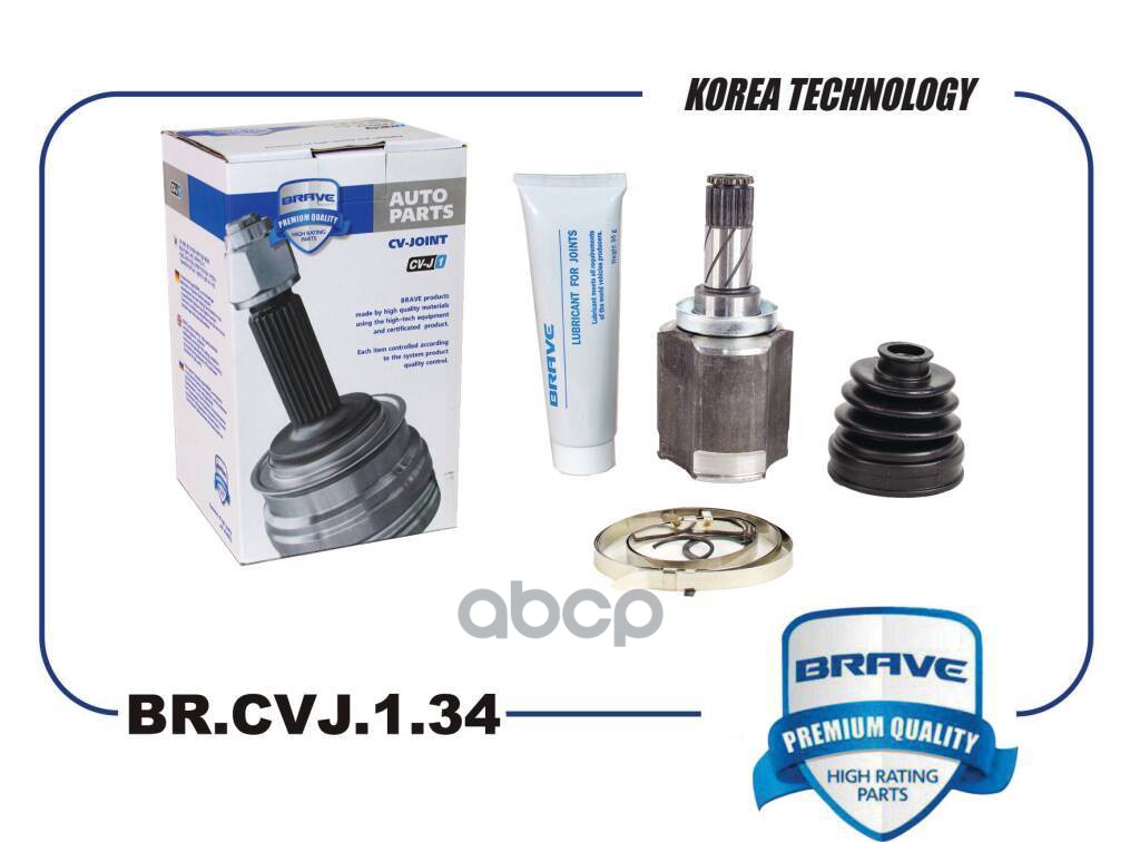 Шрус внутренний 94515704 BR.CVJ.1.34 левый АКПП Nexia 3 BR.CVJ.1.34 BRAVE арт. BR.CVJ.1.34