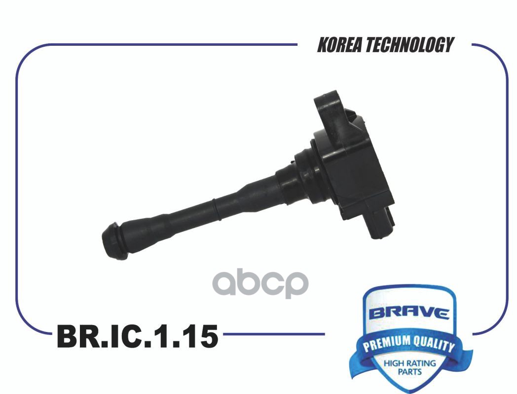 Катушка зажигания 22448-1KT0A BR.IC.1.15 Nissan Qashqai 06-, Note 06-, X-Trail 07- BRAVE арт. BRIC115