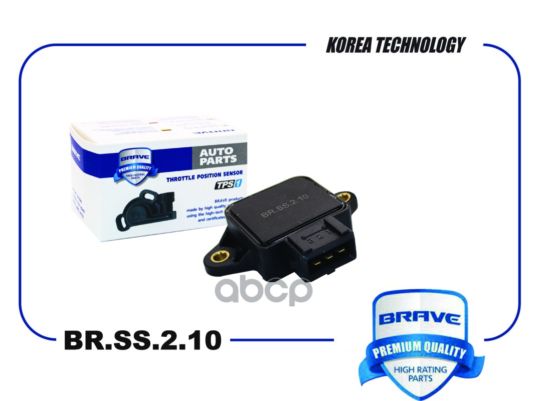 Датчик положения дроссельной заслонки 35170-22001 BR.SS.2.10 Hyundai Accent, ГАЗ 405 406 409 BR.SS.2.10 BRAVE арт. BR.SS.2.10