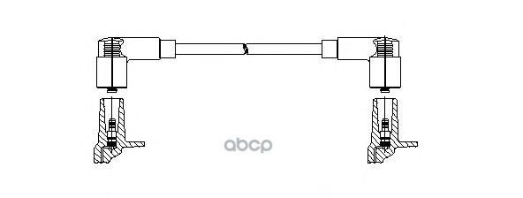 Провод высоковольтный Audi/Seat/Skoda/VW 60cm BREMI арт. 114/60