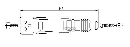 Наконечник В/В Провода BREMI арт. 13338a5