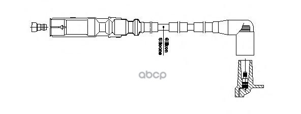 Провод высоковольтный Audi/Skoda/VW BREMI арт. 1a32h42