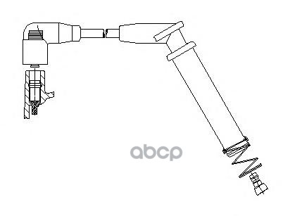 Провод высоковольтный Ford Fiesta/Ka 96- BREMI арт. 6a84/37