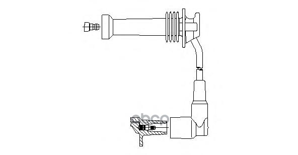 Провод высоковольтный Ford/Mazda2/Volvo s40 95- BREMI арт. 8a17/19