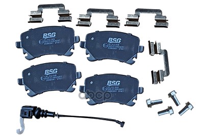 Колодки тормозные VOLKSWAGEN T5-T6 04-> зад BSG AUTO PARTS арт. bsg90-200-019