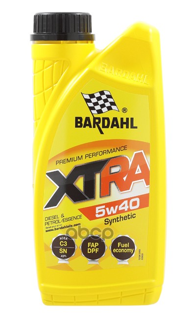Bardahl Моторное масло ХTRA 5W40 C3 ACEA C3 син. (1л)