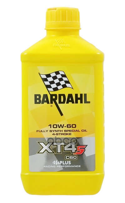 10W-60 Xt4s Sn, Jaso Ma/Ma2 Moto 4T 1Л (Синт. Моторное Масло) Bardahl арт. 359139