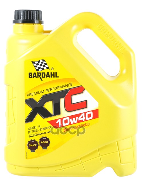 Bardahl Масло моторное полусинтетическое XTC 10W-40 4L 36242