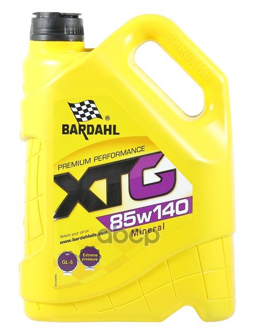85W140 Xtg Gl-5 5L (Минеральное Трансмисионное Масло) Bardahl арт. 36393