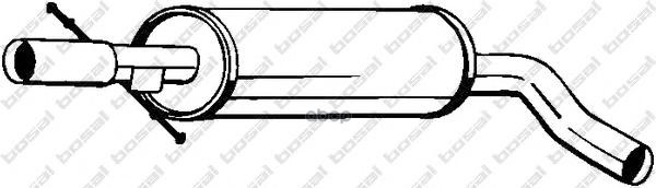 Глушитель Средняя Часть Bosal арт. 105111