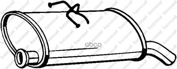 Глушитель Выхлопных Газов Конечный Bosal арт. 135707