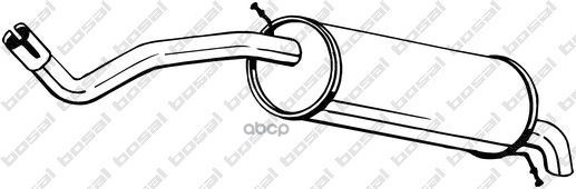 Глушитель Выхлопных Газов Конечный Bosal арт. 220017