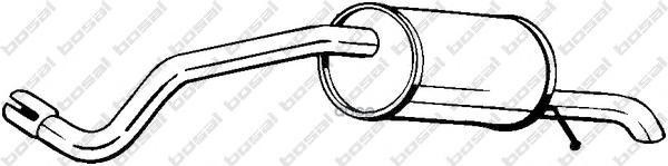 Основной Глушитель Bosal арт. 227019