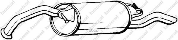 Основной Глушитель Bosal арт. 228045