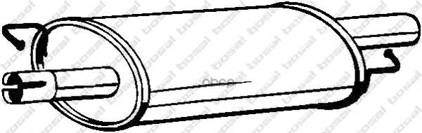 Средний Глушитель Выхлопных Газов Bosal арт. 233577