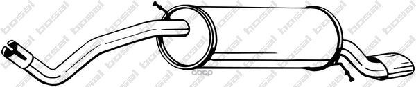 Глушитель Выхлопных Газов Конечный Bosal арт. 279495