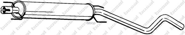 Глушитель средняя часть OPEL Astra H BOSAL 284-735 Bosal арт. 284-735