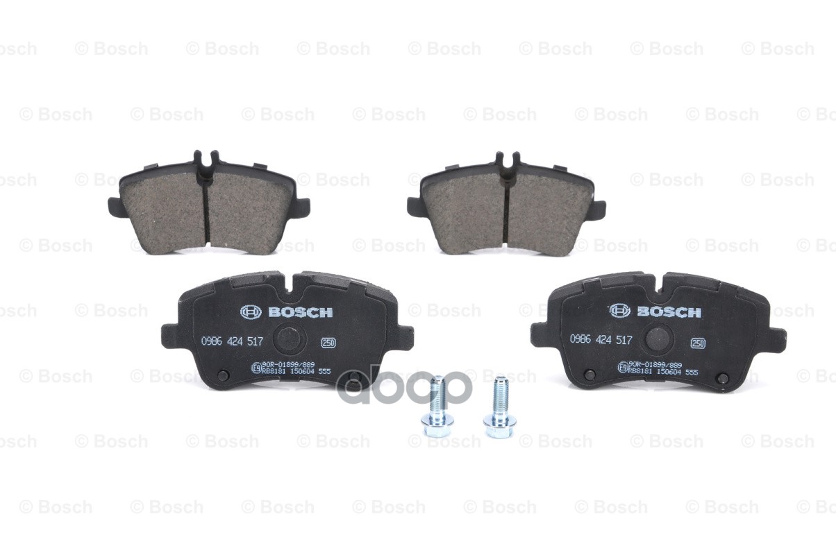 Колодки передние MB W203 BOSCH 0 986 424 517 Bosch арт. 0 986 424 517
