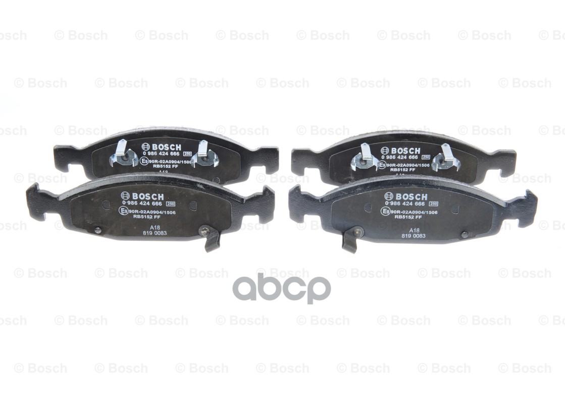 Колодки Тормозные Дисковые Передн Jeep: Grand Cherokee Ii (Wj, Wg) 2.7 Crd 4X4/3.1 Td 4X4/4.0 4X4/4.7 V8 4X4 98-05 Bosch арт....