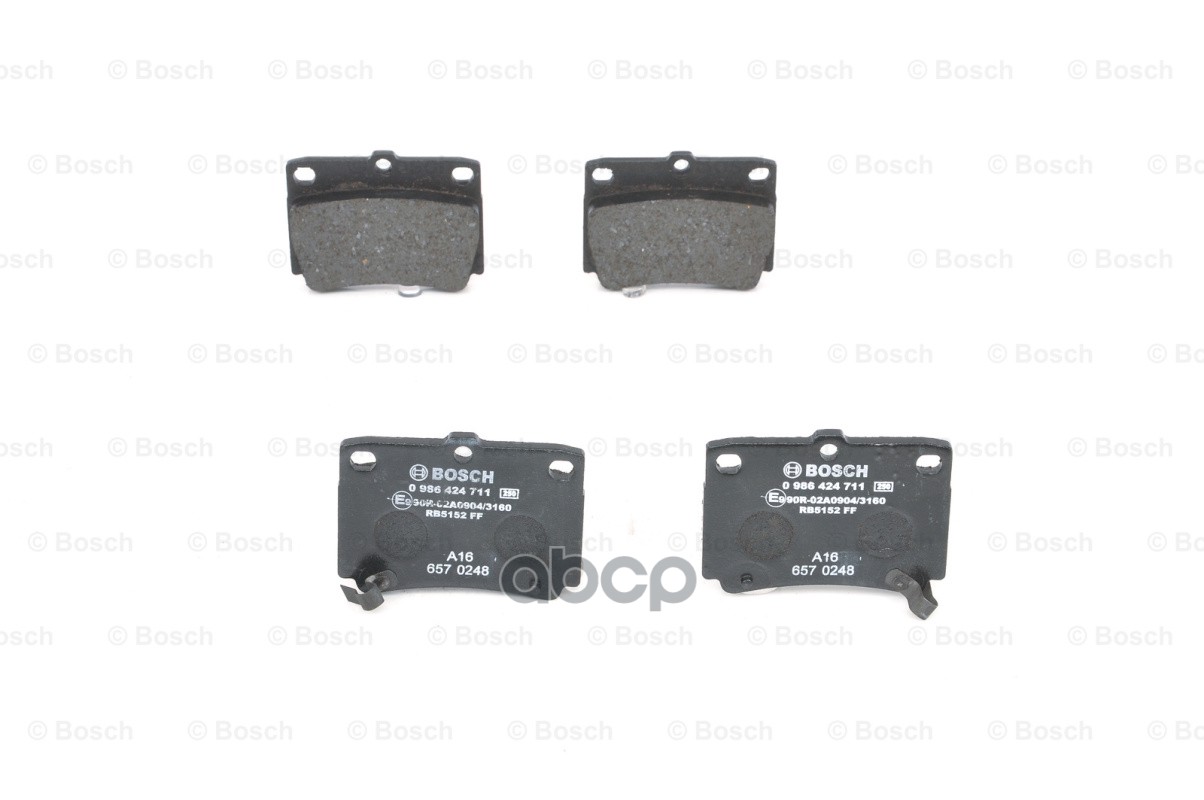 Колодки тормозные дисковые зад Bosch арт. 0986424711